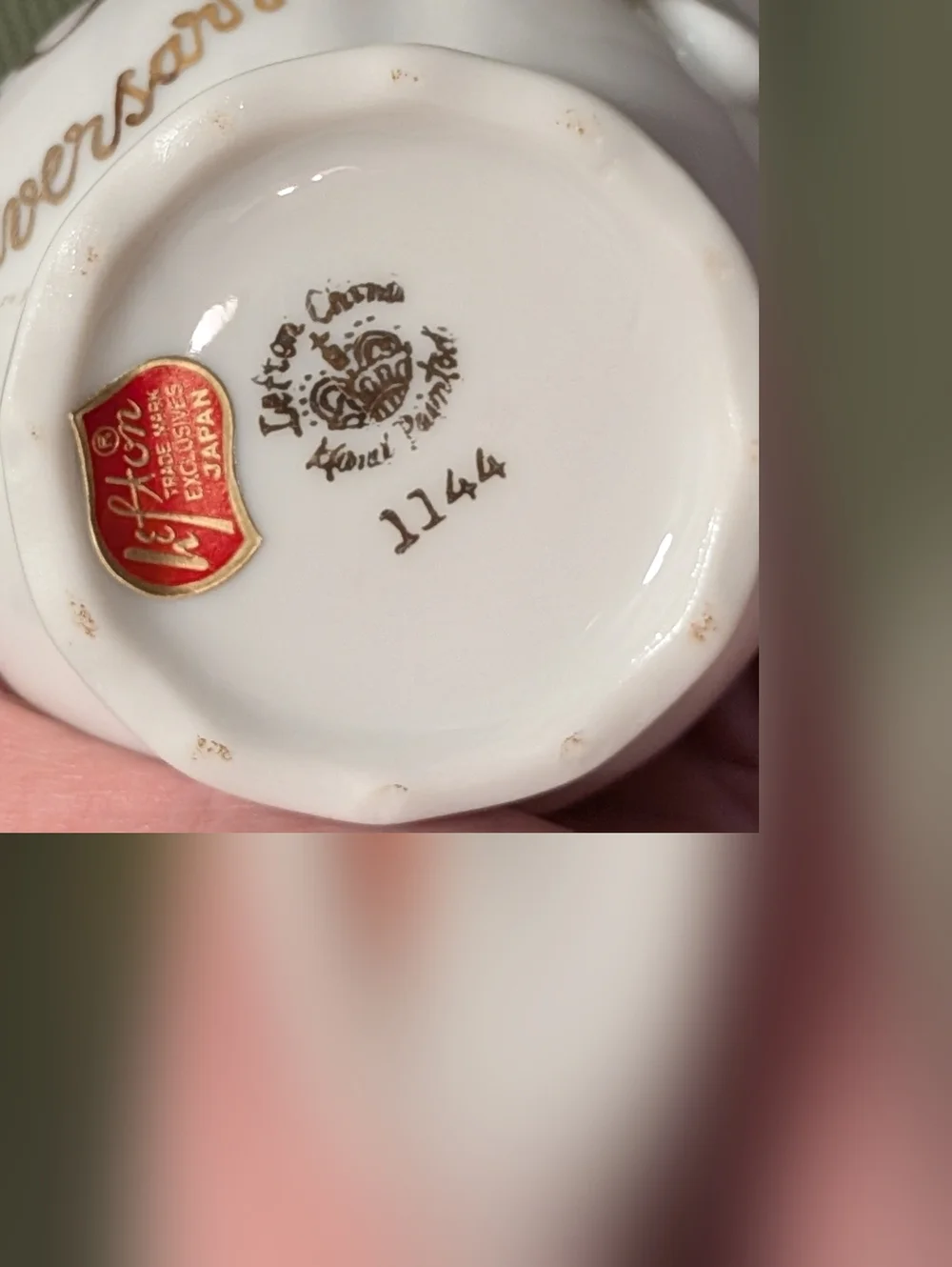 Vintage 50th Anniversary Porcelain Set - Picture 9 of 13